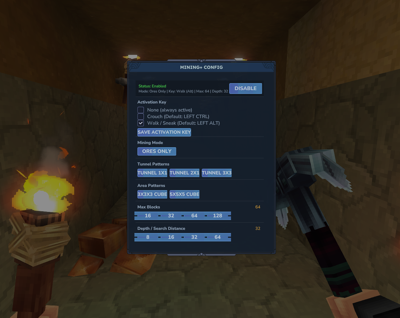 Mining+ Config UI